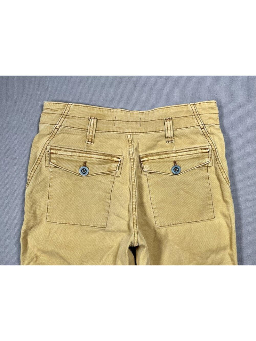 Anthropologie The Wanderer Utility Stretch Tan Yellow Pants - Women Size 27 X 27 - Picture 11 of 16